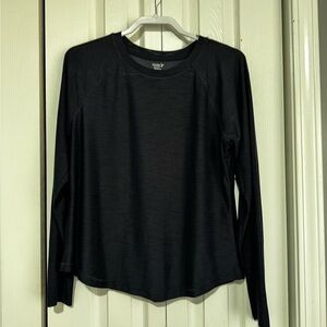 Old Navy Women's Charcoal Long Sleeve Top